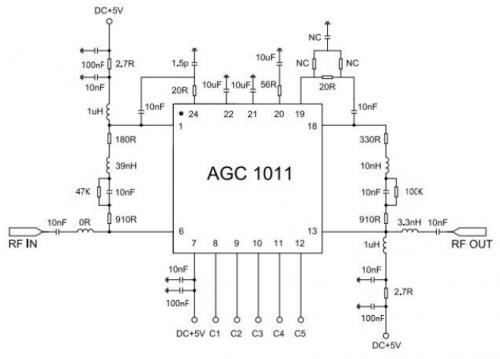 AGC1011- Variable Gain Amplifier